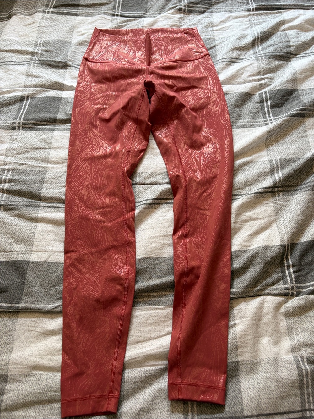 LULULEMON WUNDER UNDER HIGH RISE TIGHT 28” *SHINE* - Picture 3 of 7